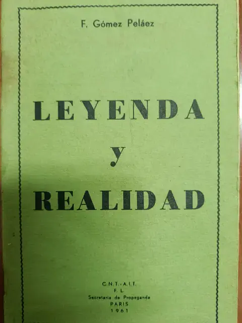 Vista principal de Leyenda y realidad