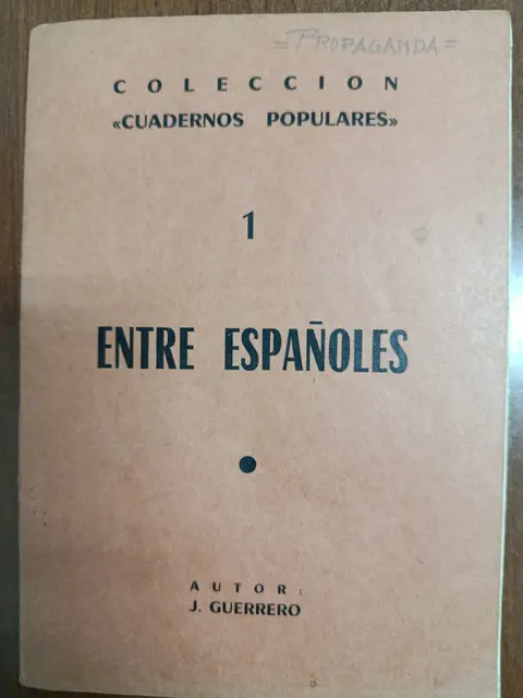 Vista principal de Entre españoles