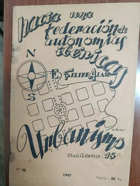 Vista principal de Hacia una Federación de Autonomías Ibéricas: Urbanismo, n.º 35