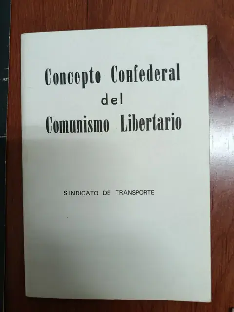 Vista principal de Concepto confederal del comunismo libertario