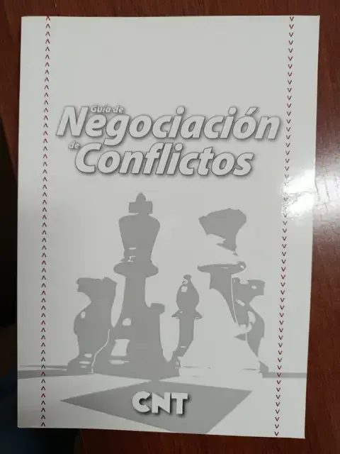 Vista principal de Guía de negociación de conflictos