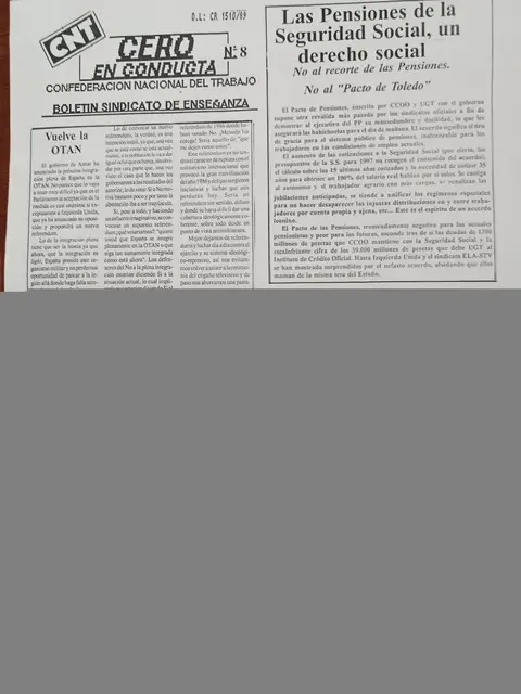 Vista principal de Cero en Conducta, n.º 8 [fragmento superior de página]
