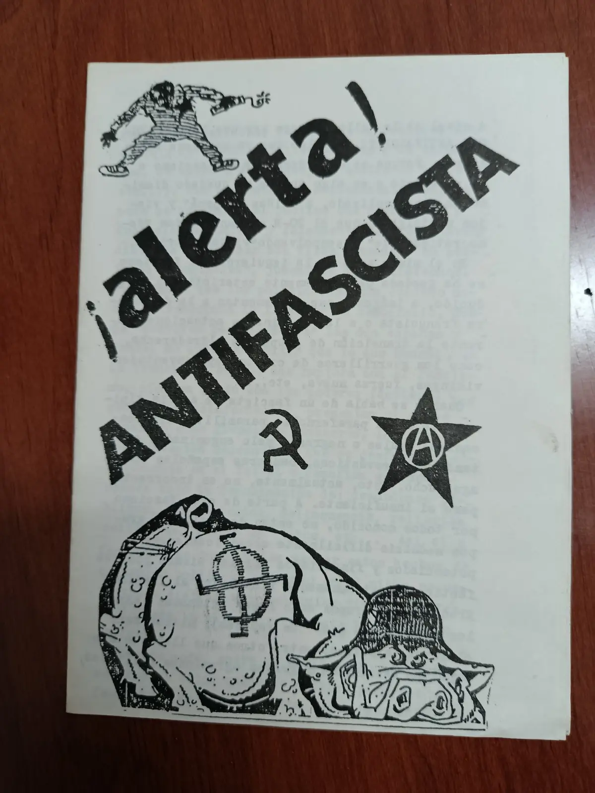 Vista principal de ¡Alerta! Antifascista