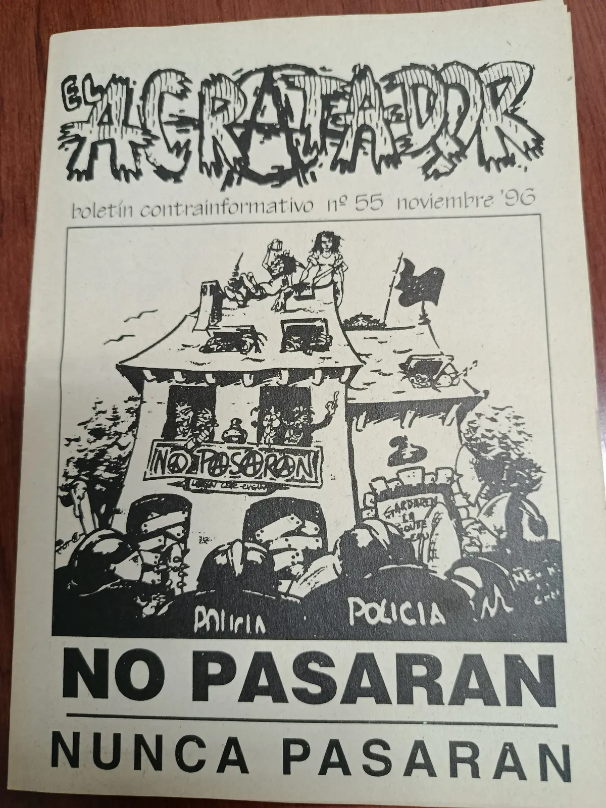 Vista principal de El Acratador