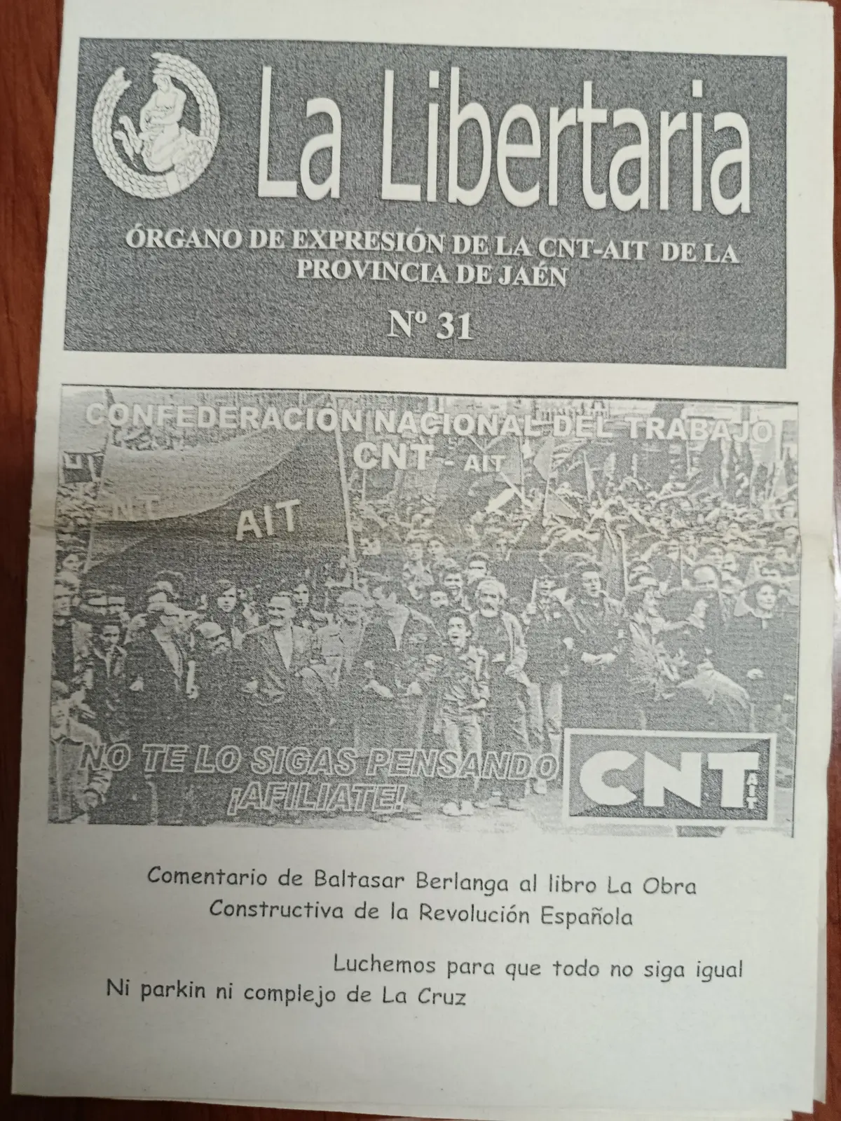 Vista principal de La Libertaria