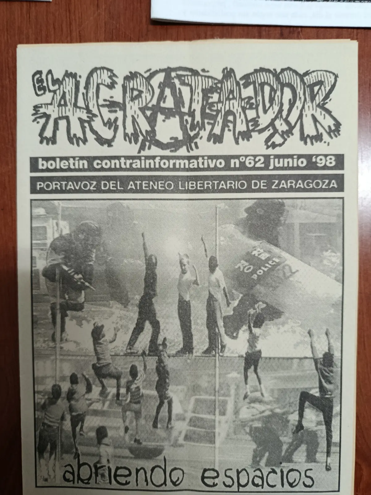 Vista principal de El Acratador