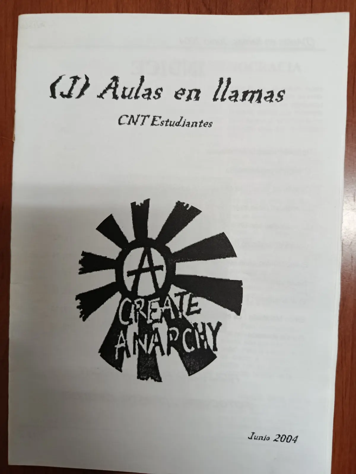 Vista principal de Aulas en llamas
