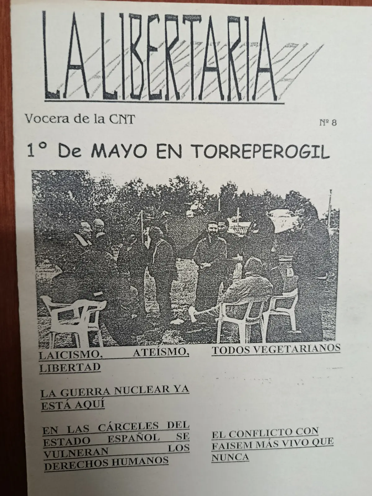 Vista principal de La Libertaria