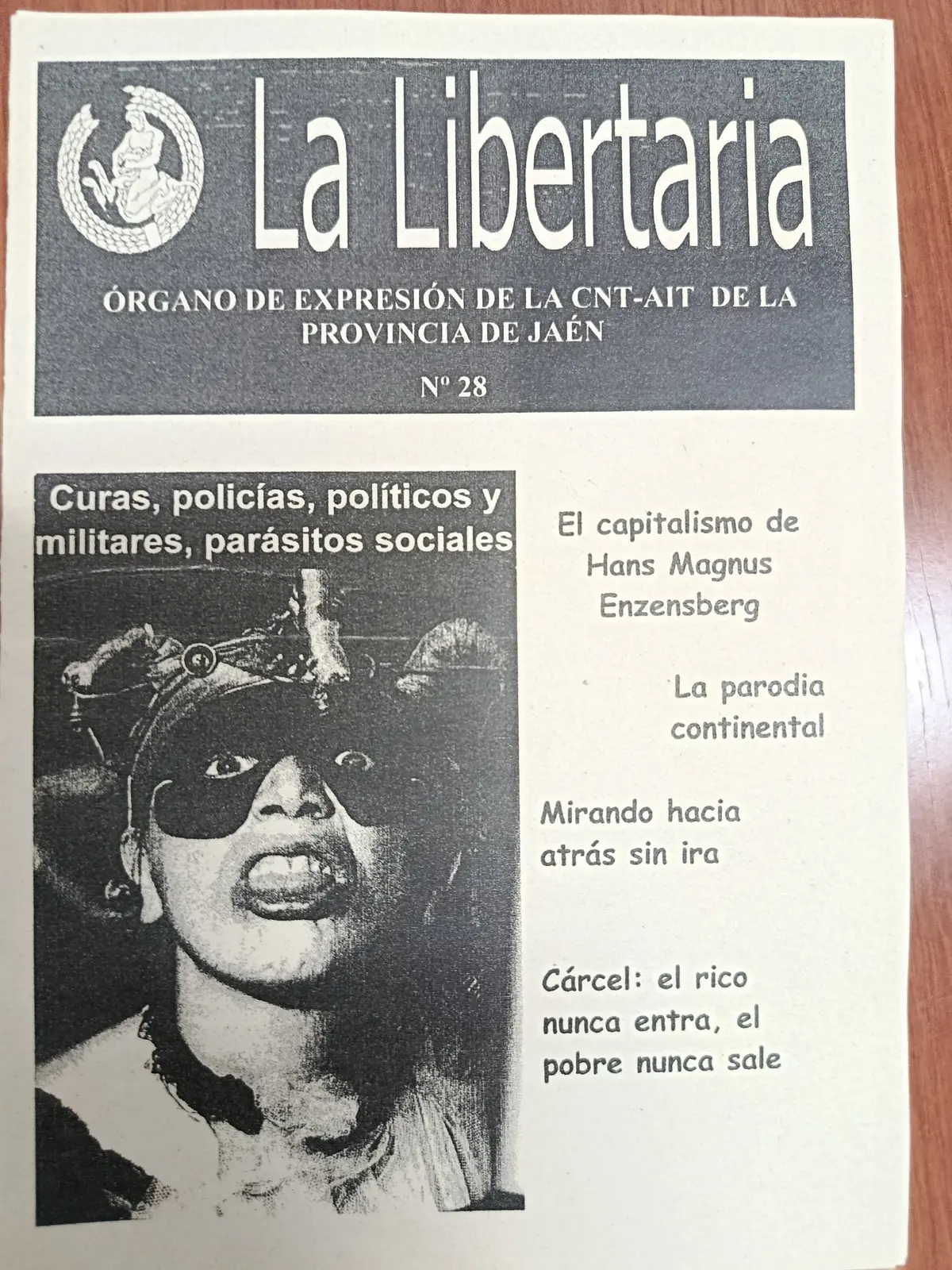 Vista principal de La Libertaria