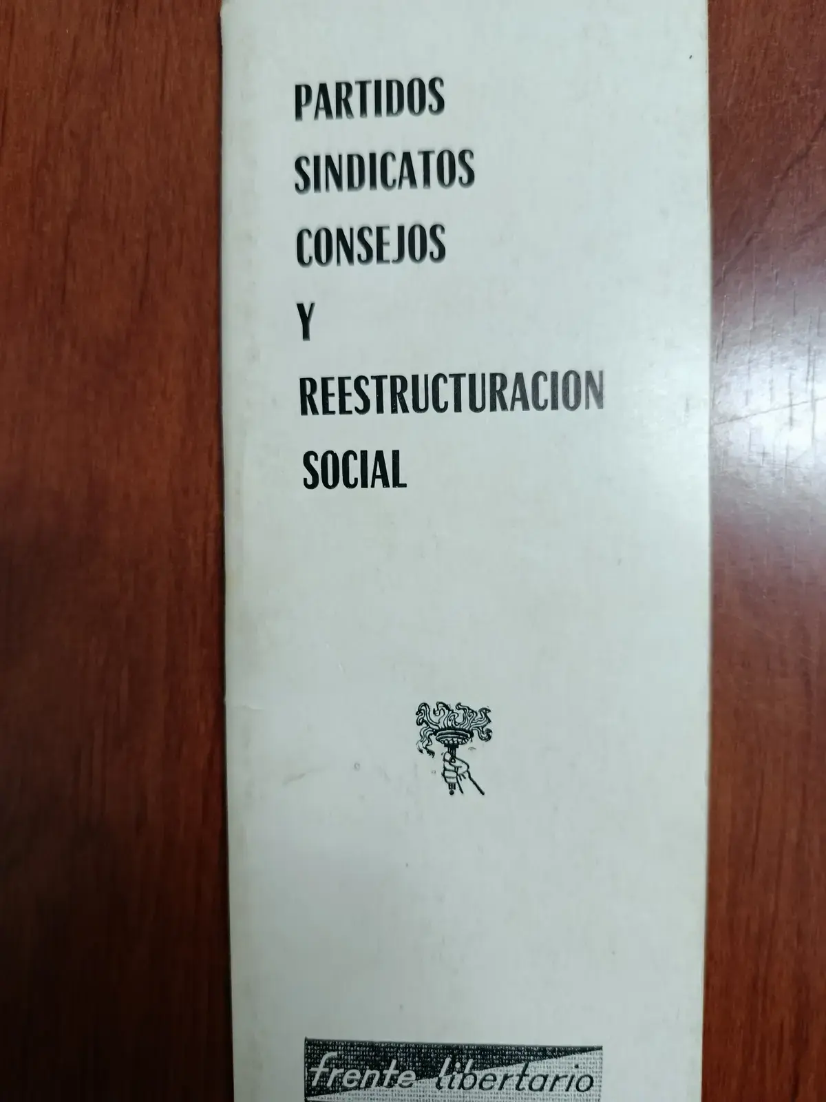 Vista principal de Partidos, sindicatos, consejos y reestructuración social