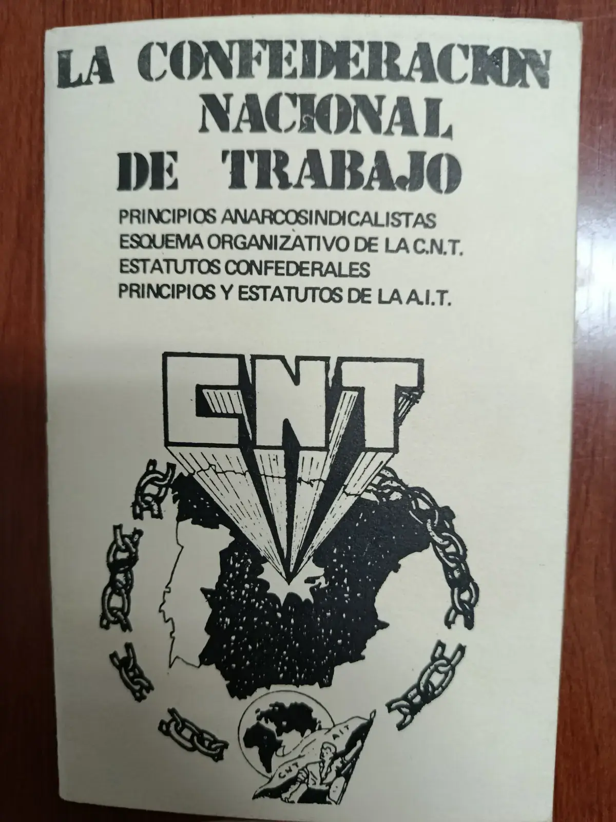 Vista principal de La Confederación Nacional del Trabajo