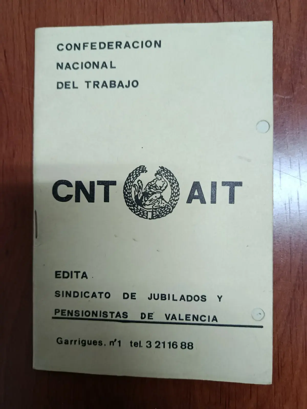 Vista principal de [Publicación del Sindicato de Jubilados y Pensionistas de Valencia]