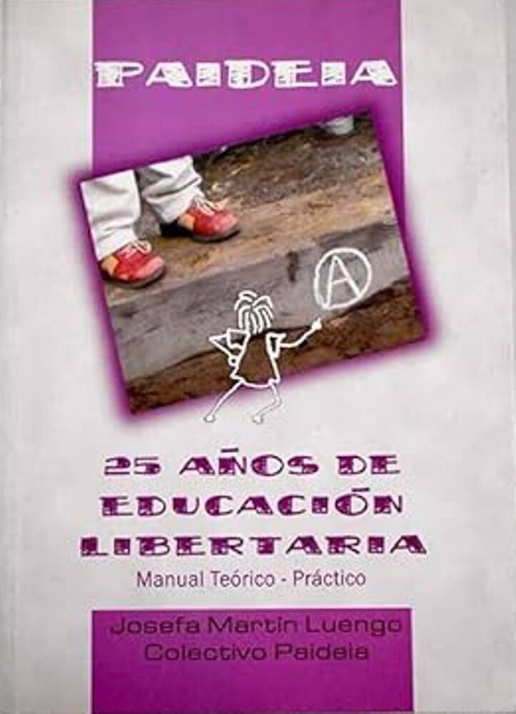 Portada de la edición conservada de Paideia. 25 años de educación libertaria