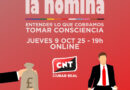 9 de octubre. Formación sobre La nómina
