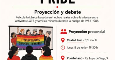 CNT Ciudad Real organiza un cinefórum sobre «Pride» con motivo del mes del Orgullo